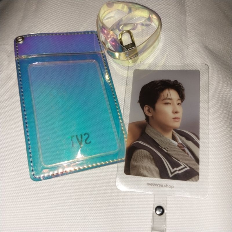 Lanyard SVT Cargen 3rd + Phone tab Wonwoo Benefit Weverse Shop FML