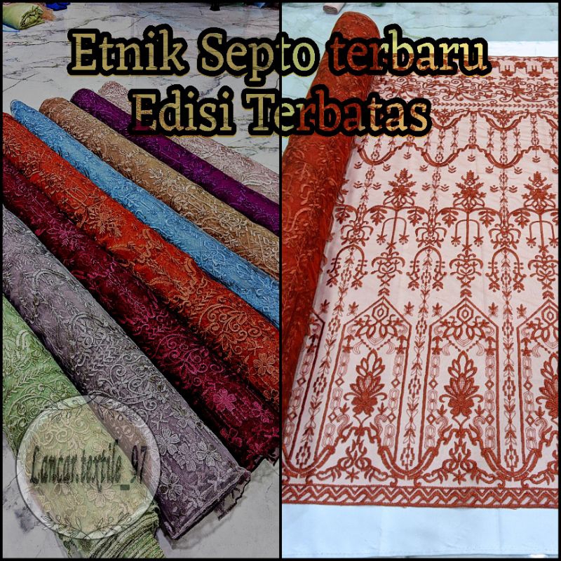 Promo Kain tile Etnik septo Motif terbaru