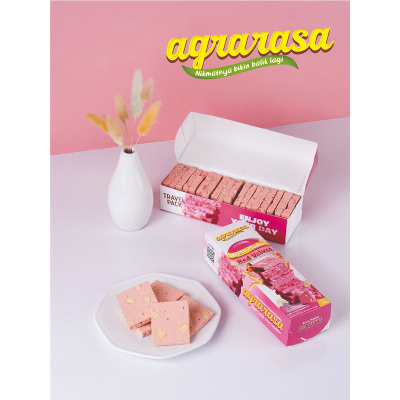 

BREM MADIUN RED VELVET ALMOND | Agrarasa Travel Pack