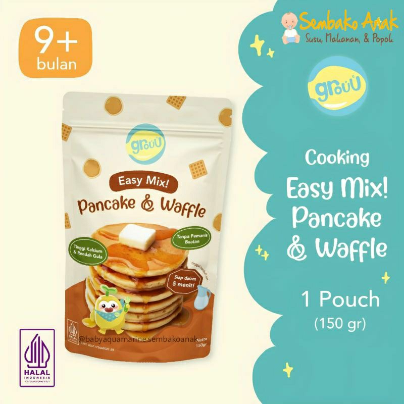 

Grouu Easy Mix Pancake & Waffle