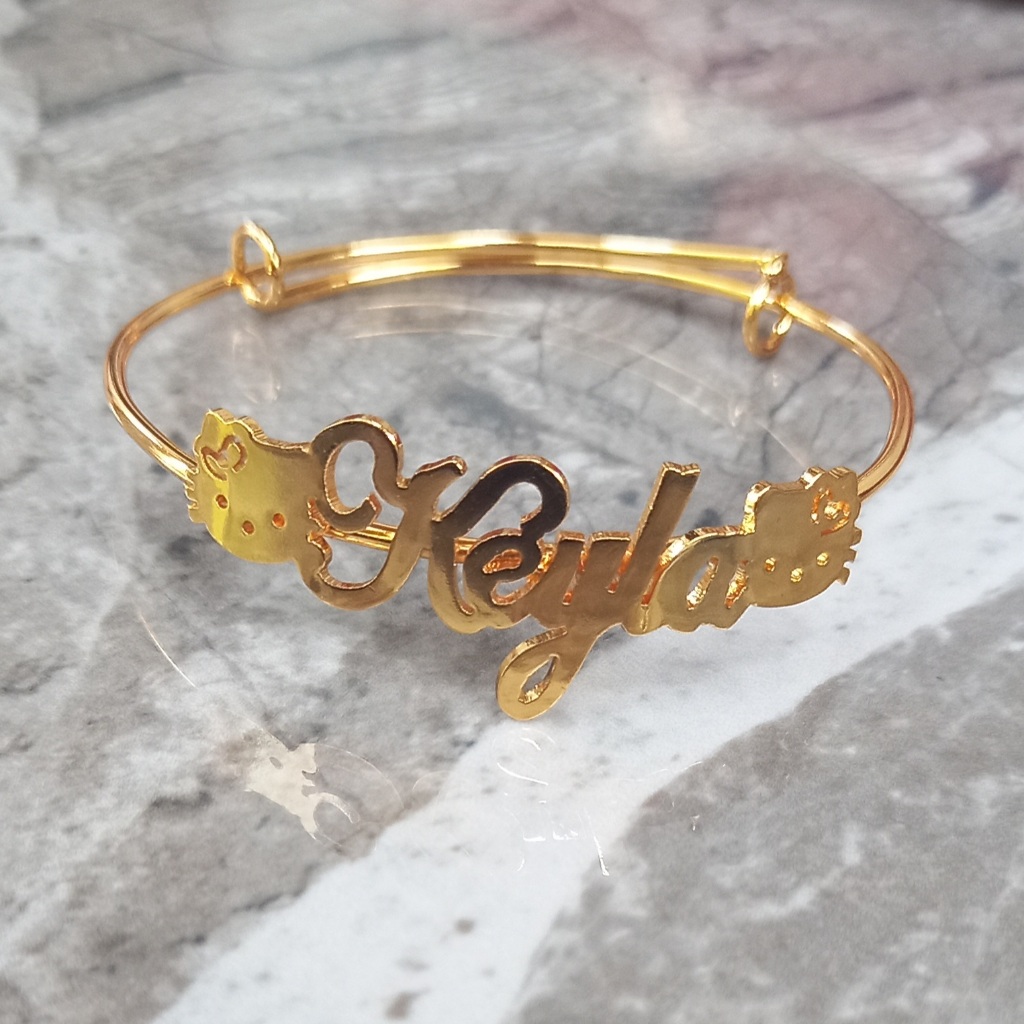 SULTAN - Gelang Bayi Custom Kuningan Lapis Emas