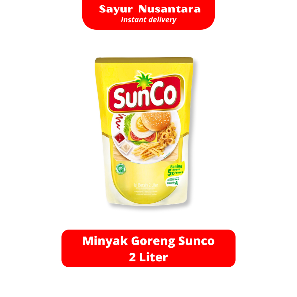 

Minyak Goreng Sunco 2 Liter - Sayur Nusantara