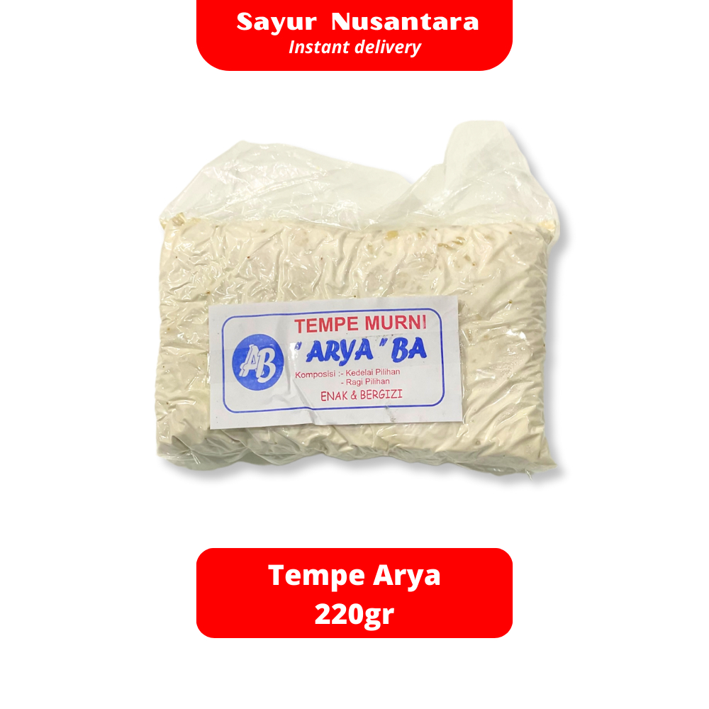 

Tempe Arya 220gr - Sayur Nusantara