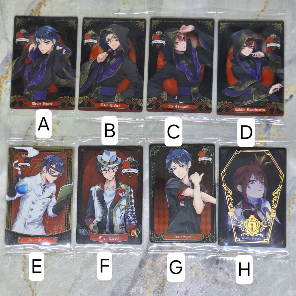 Twisted Wonderland Wafer Card Heartslabyul Kartu