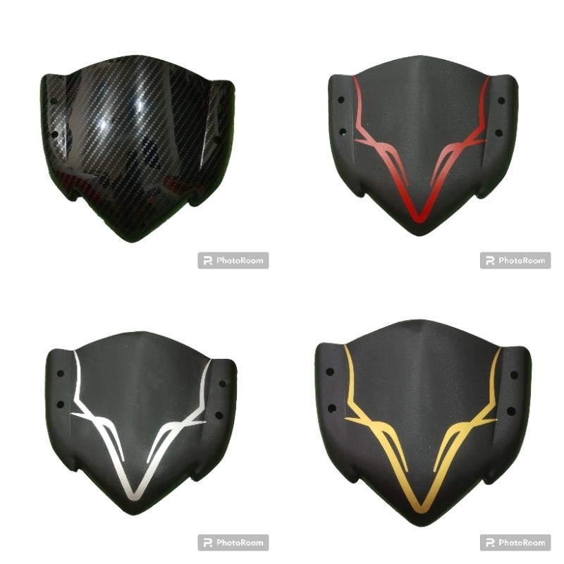 Visor variasi depan bahan akrilik tebal 2mm pnp motor jupiter mx king 135cc lc malaysia