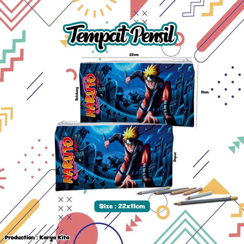 

NARUTO - tempat pensil karakter naruto kode 02