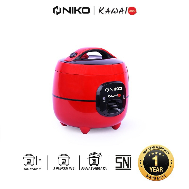NIKO RICE COOKER MINI 1Liter KAWAI RICE COOKER MINIBTERMURAH SEPALEMBANG