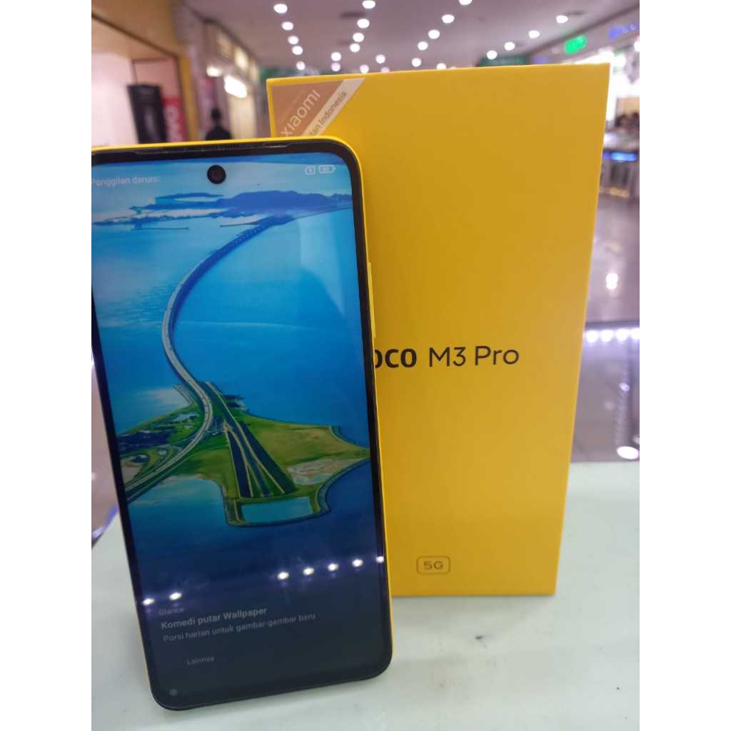 XIAOMI POCO M3 PRO 5G 4/64GB 4 64 SECOND SEKEN MULUS FULL SET RAM 4GB ROM 64