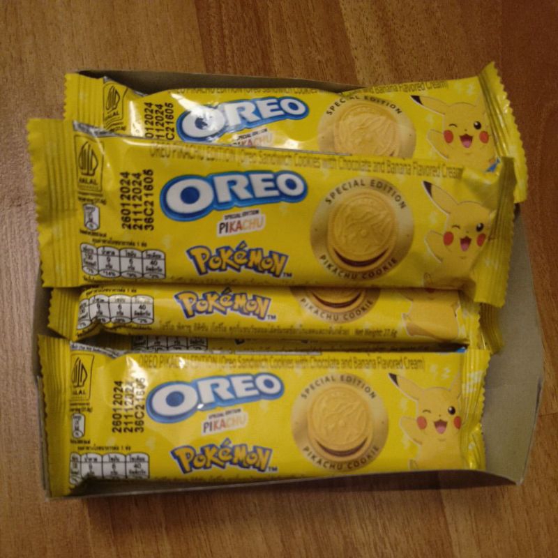 

Oreo Special Edition Pikachu (27.6gr) - Chocolate and Banana Flavour - Halal