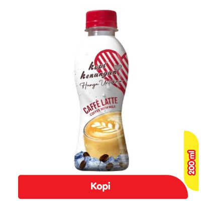 

Kopi Kenangan Hanya Untukmu Caffe Latte 200 ml