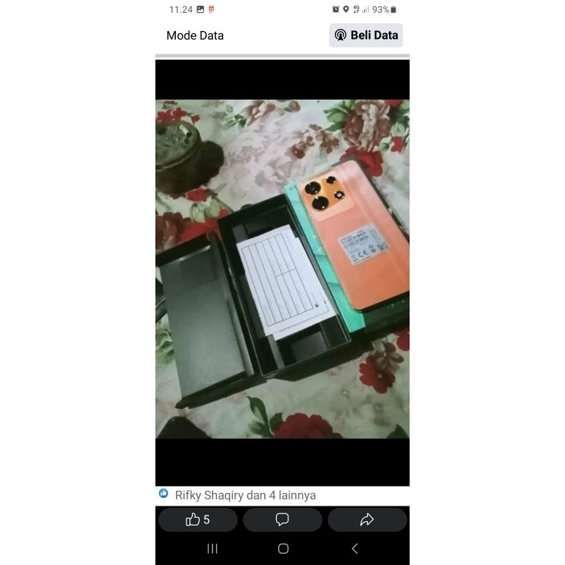 HP INFINIX NOTE 30 MATI!!! TAPI JAMINAN SPART ORIAN BLM SERVIS