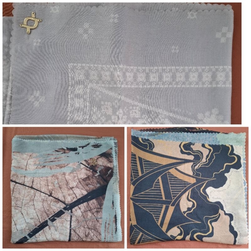 preloved scarf by wearing klamby, heaven light