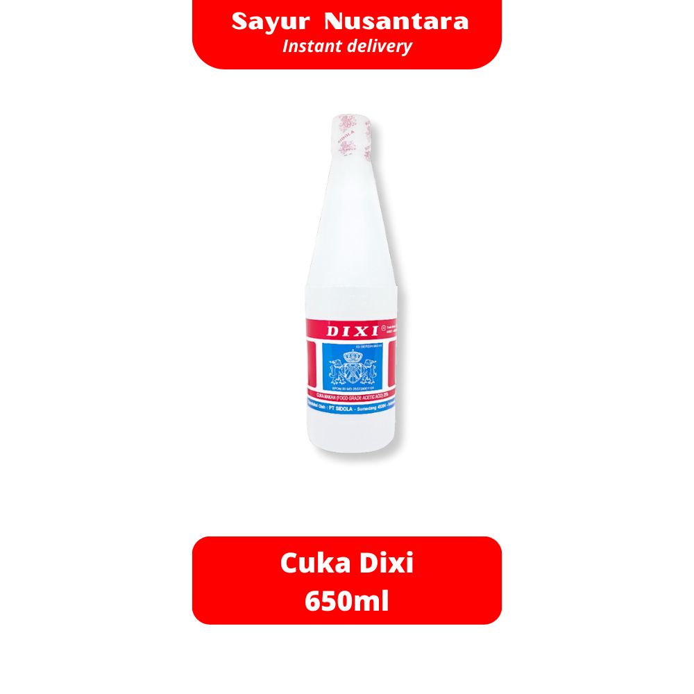 

Cuka Dixi 650ml - Sayur Nusantara