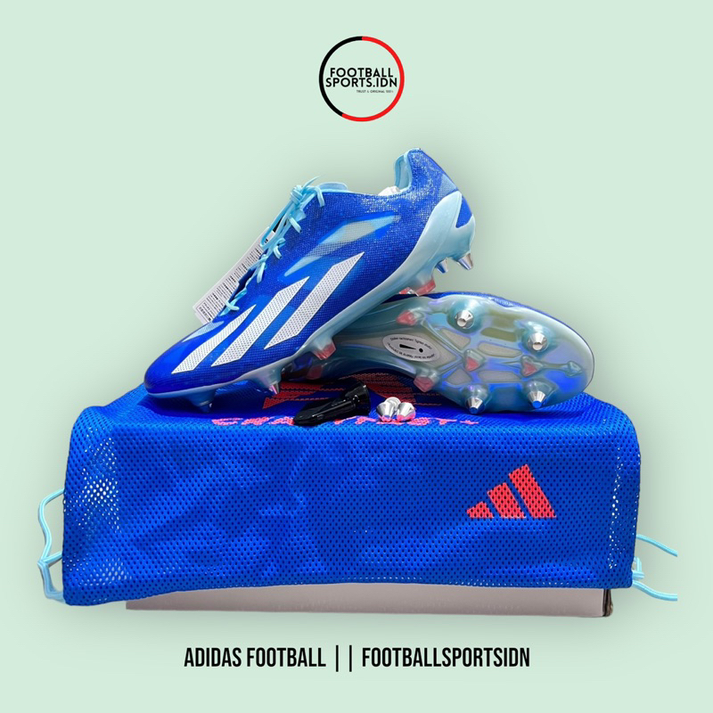 ADIDAS X CRAZYFAST + SG BLUE - WHITE