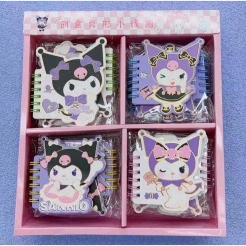 

Buku Note Mini / Notebook Mini Kuromi Ungu Sanrio