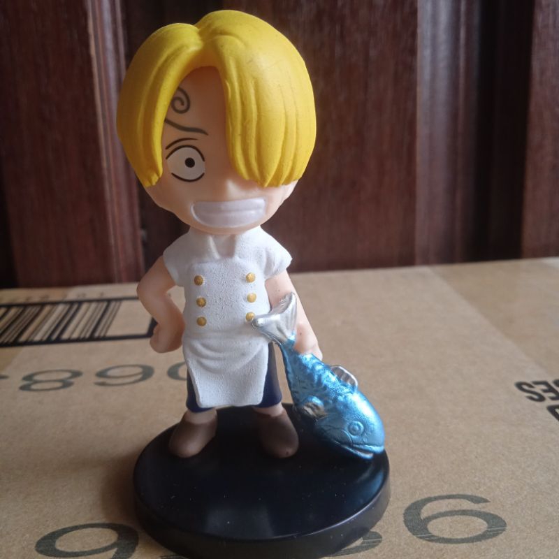 action figure one piece Vinsmoke Sanji figur WCF kid kecil bootleg kws