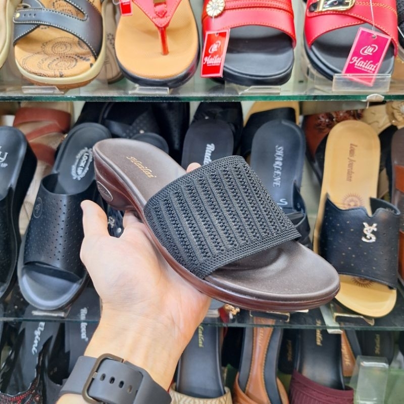Sandal Hailai Wanita Tumit