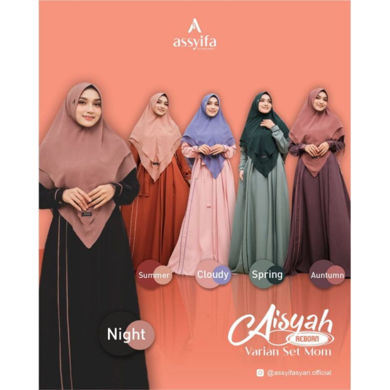 Set Khimar AISYAH Syar'i ORI Assyifa