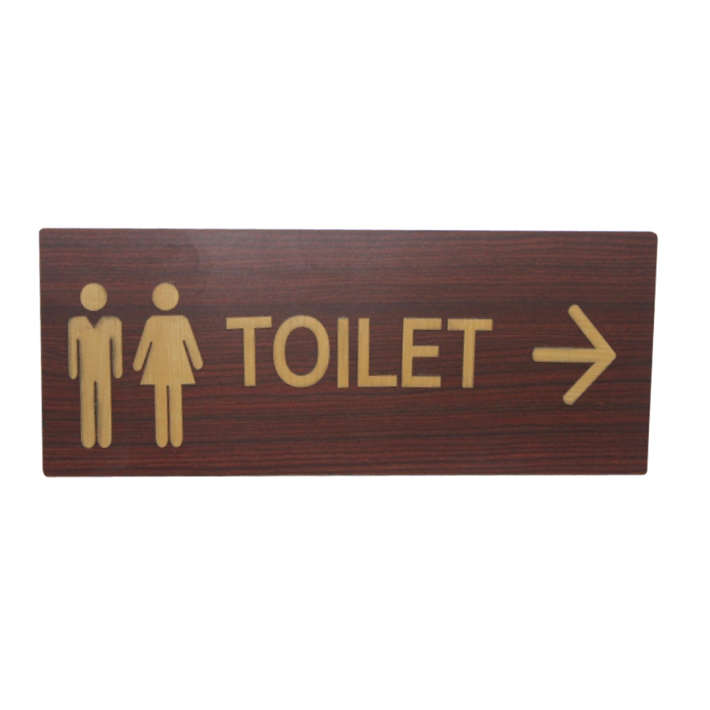

GM WOODEN SIGN TOILET WS-756 17 X 42CM - PAPAN PENANDA - PAPAN PETUNJUK