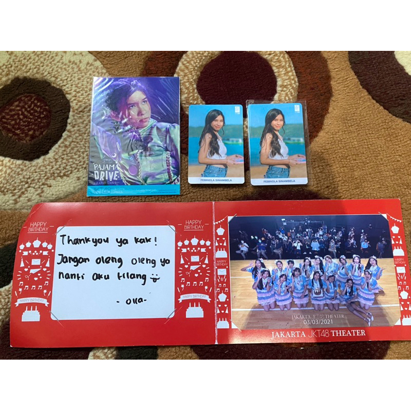 JKT48 Olla Photocard Summer Festival Meet & Greet Photopack Photoprint Seitansai (Birthday Photo)