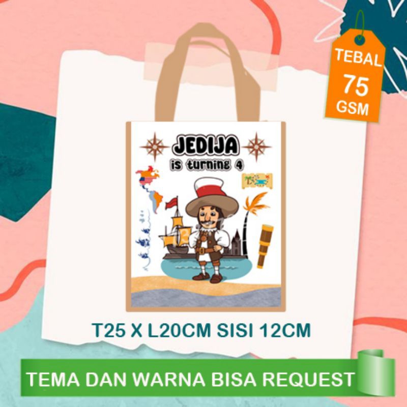 

goodie bag ultah anak bajak laut/tas ulang tahun bajak laut