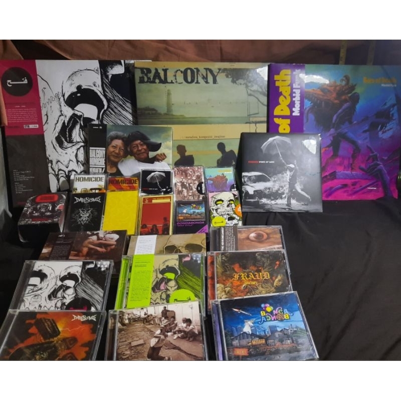 borongan CD, VINYL, KASET