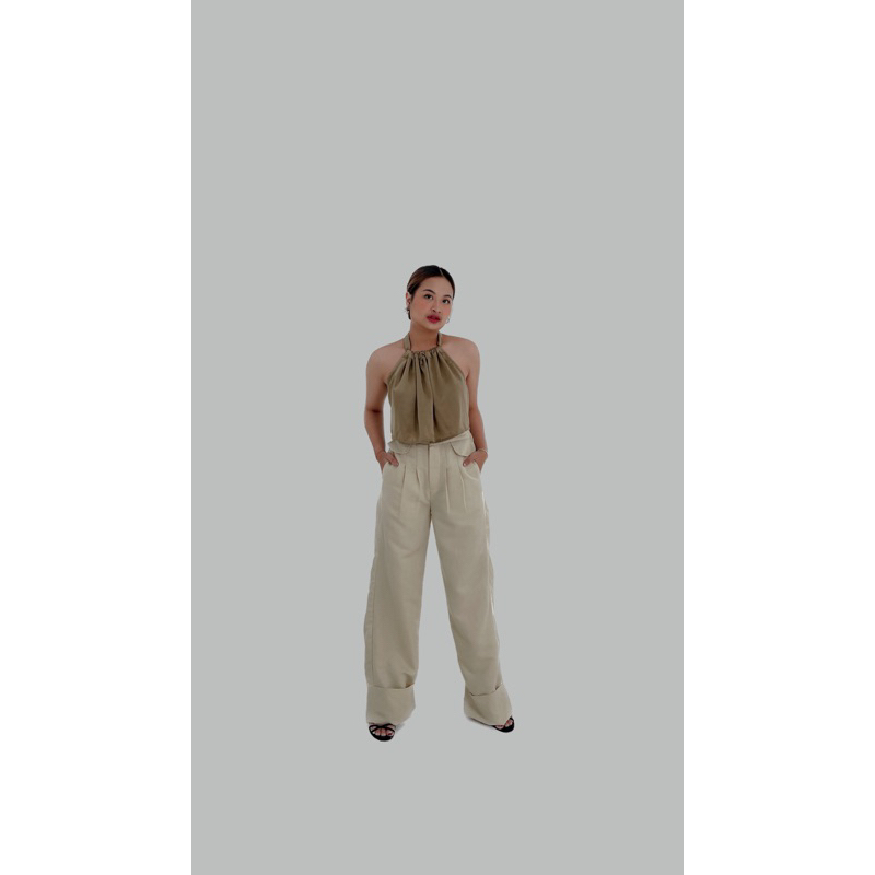 DERA TOP — Tanktop Wanita Tank Top Baju Crop Atasan Bahan Satin Murah Tanpa Lengan