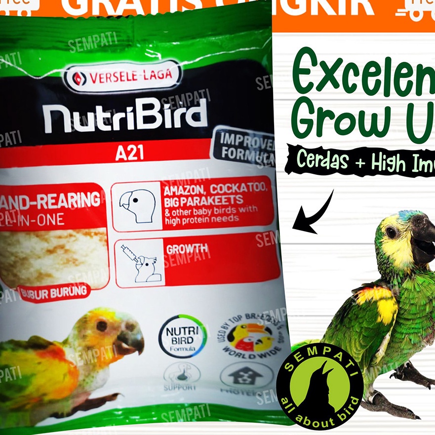 Gaya Hidup Terjangkau Nutribird A21 Versele Laga 5gr Pakan Lolohan Bubur Loloh Piyik Bayi Anak Burun