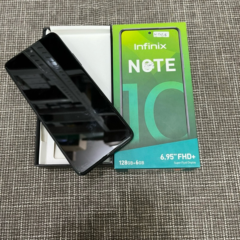 Infinix Note 10 6/128gb Fullset Second Garansi Resmi