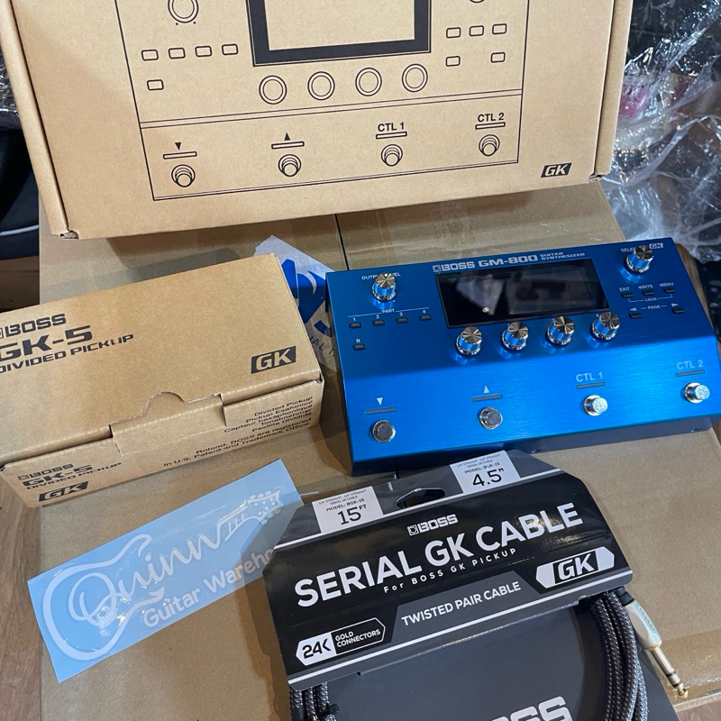 Efek gitar boss gm800 GK5 kabel serial full set