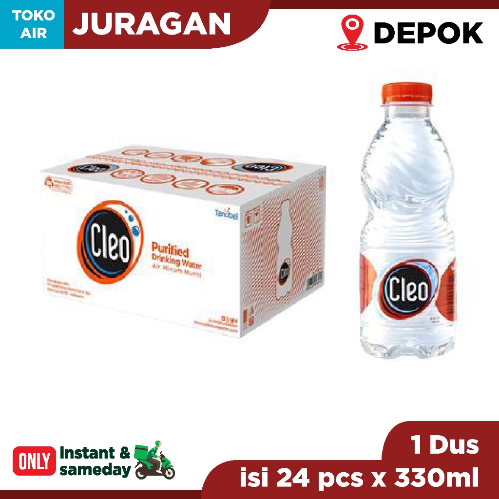 

Cleo Mini 1 Dus Isi 24 x 3300ml | Cleo Mini 330 | Sajian Bukber Praktis | Parsel Lebaran | Cleo Botol Mini Kecil 330ml | [khusus pengiriman INSTAN & SAMEDAY ONLY] | Wilayah DEPOKa