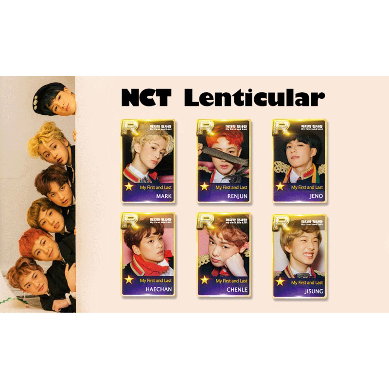 ✨[READY STOCK (baca desc box)] Lenticular NCT Dream - My First and Last (FANMADE by NCT_Lenticular)✨