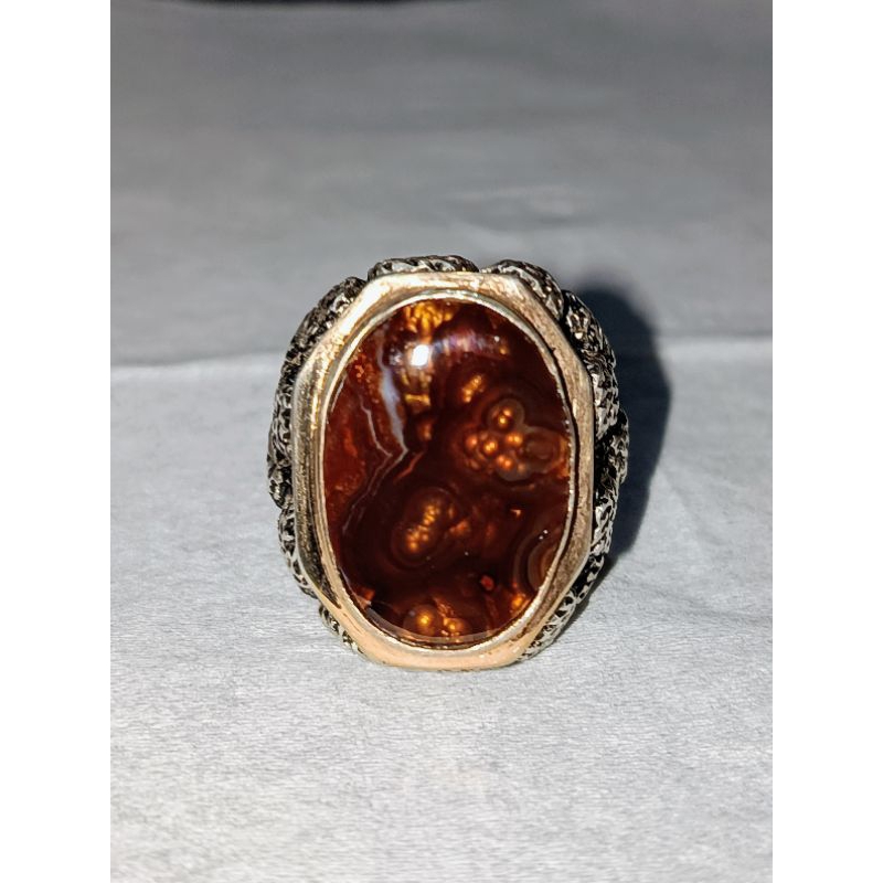 Batu Akik Langka Fire Agate Mexico Cristal Ada  Star