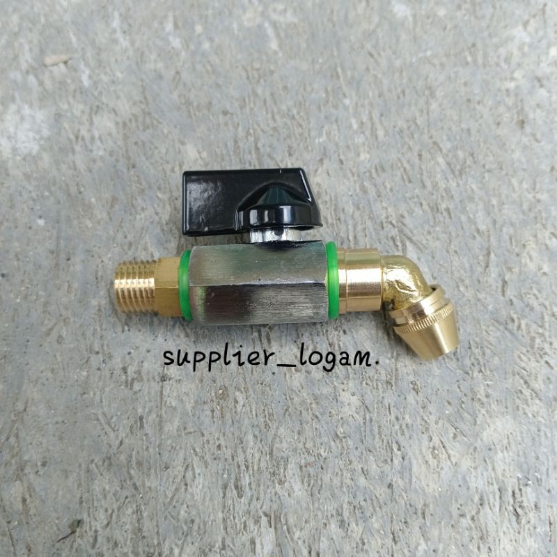 kran steam jet cleaner nozzle bengkok dan lurus