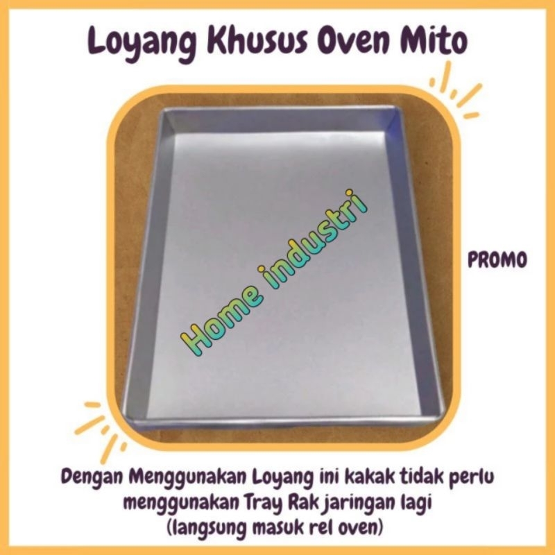 Loyang tray oven mito top 999 wood series / loyang oven listrik / loyang oven mito