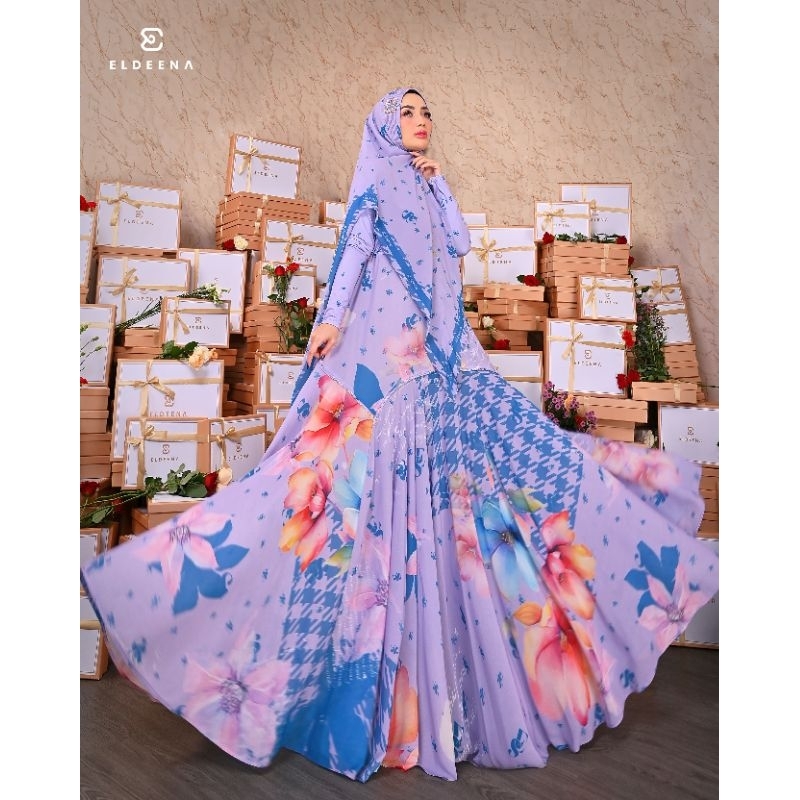 Gamis Syar'i Premium LAMORA EID SERIES by ElDeena Syar'i