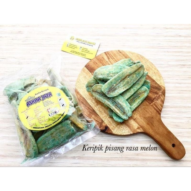 

Keripik Pisang Kepok Rasa Melon Askha Jaya