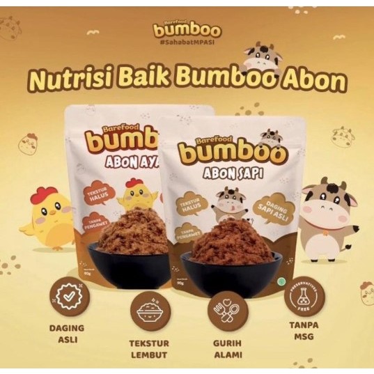 

Ay00! Barefood Bumboo Abon MPASI tanpa MSG & Pengawet - Abon MPASI Bumboo