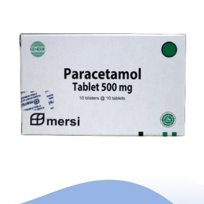 PARACETAMOL 500 MG BOX 10 TABLET