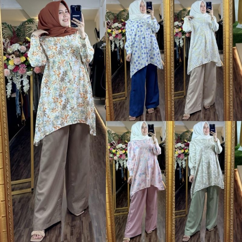 LILY SET TUNIK (celana + tunik)