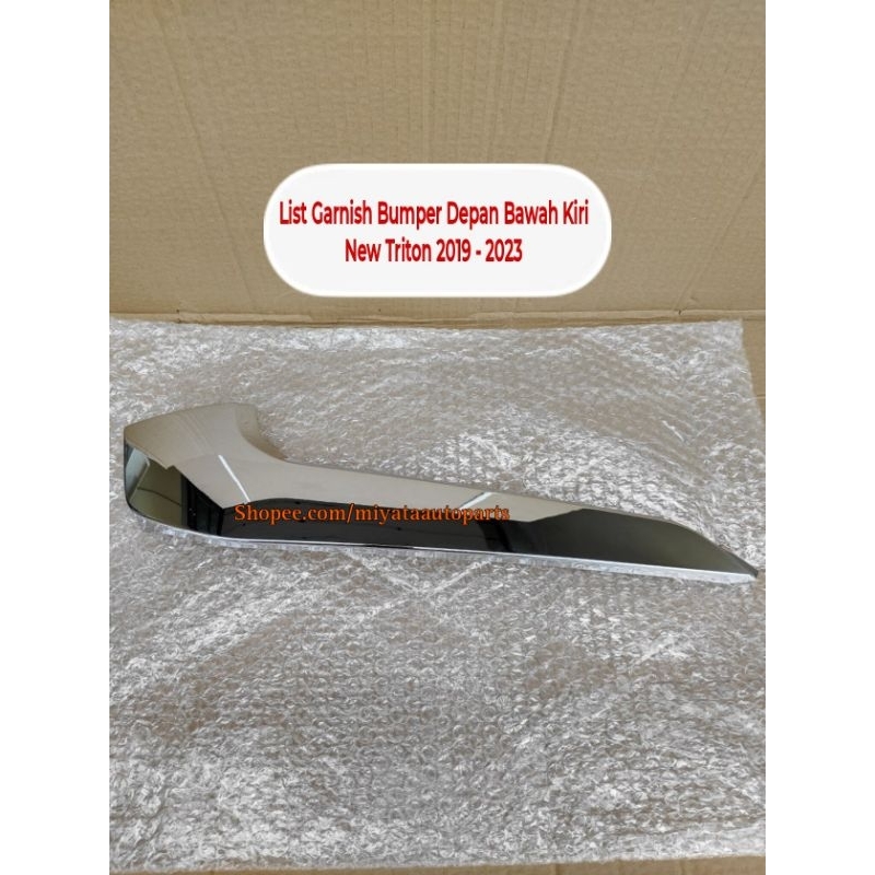 List Garnish Bumper Depan Bawah New Triton 2019 2020 2021 2022  2023