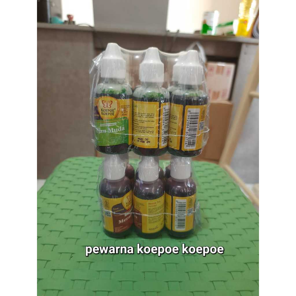 

KOEPOE KOEPOE PEWARNA MAKANAN FOODGRADE KUPU KUPU 30ML