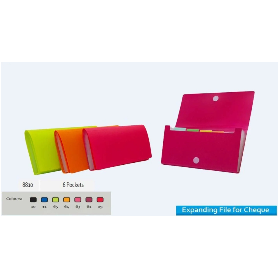 

MAP SEKAT / MAP HARMONIKA / EXPANDING FILE GIRO BANTEX 6 POCKETS 8810