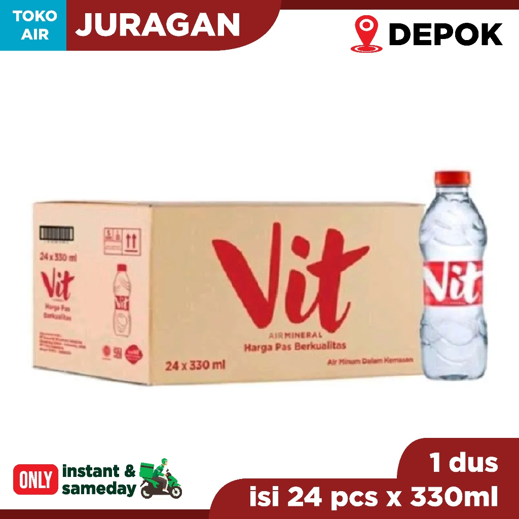 

Vit Botol Mini 1 Dus Isi 24 x 330ml | Vit Botol Mini | Sajian Bukber Praktis | Parsel Lebaran | Vit Botol Mini Kecil 330ml | [khusus pengiriman INSTAN & SAMEDAY ONLY] | Wilayah DEPOK