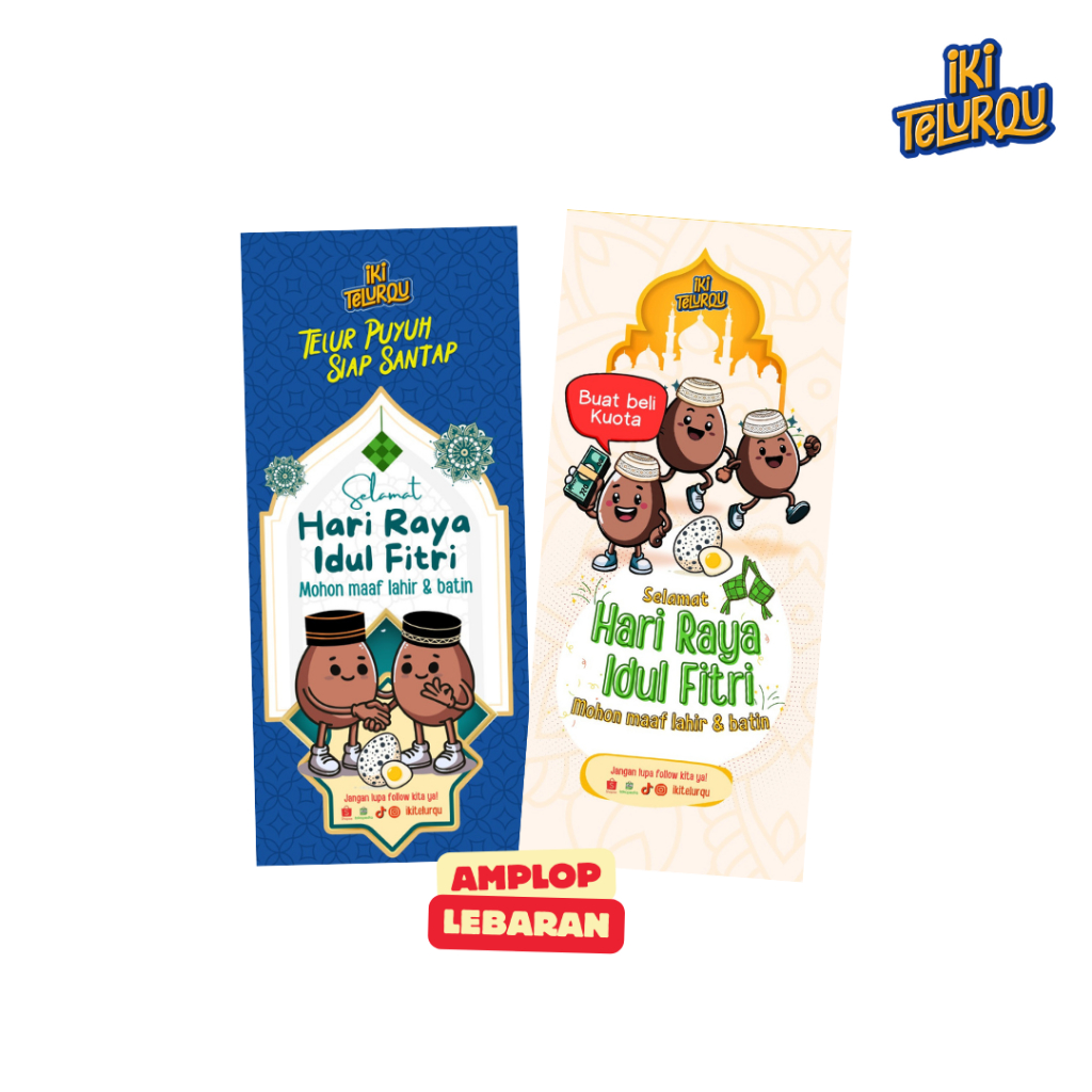 

Amplop/Angpau Lebaran motif Iki TelurQu