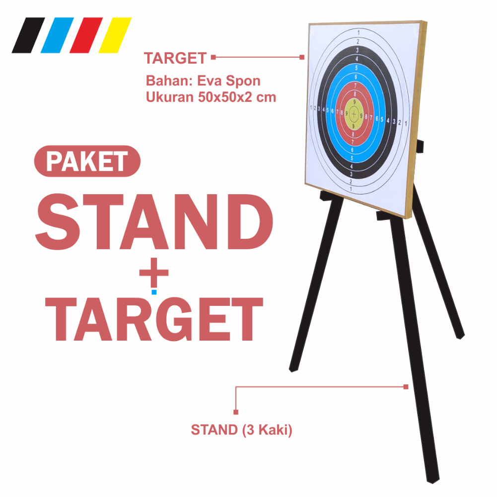 PAKET HEMAT STAND + TARGET PANAHAN