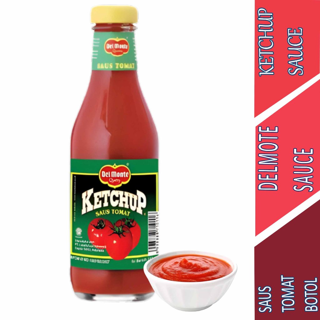 

Ketchup Tomato Sauce - Delmonte - Saus Tomat Botol - 330ml