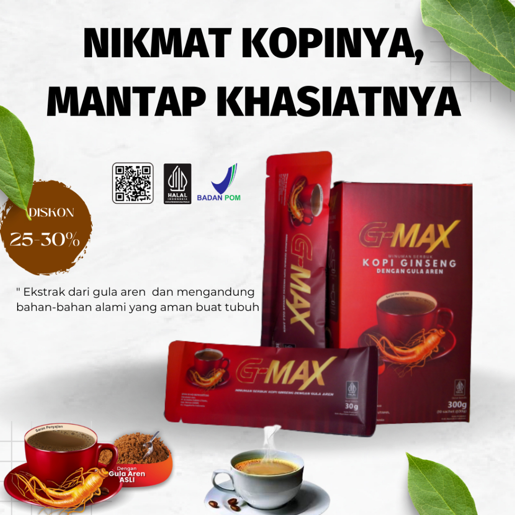 

Kopi Stamina Pria Dewasa Tahan Lama Original BPOM - G-MAX Coffee Pembesar Pennis AlatPital Pria Kopi Stamina Pria Dewasa BPOM Kopi
