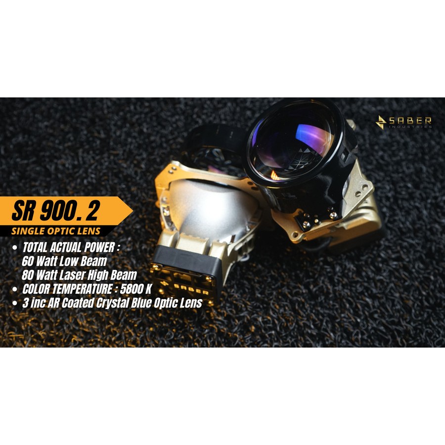 SABER SR900.2 HEADLAMP MOBIL LED PROJIE PROJECTOR MOBIL