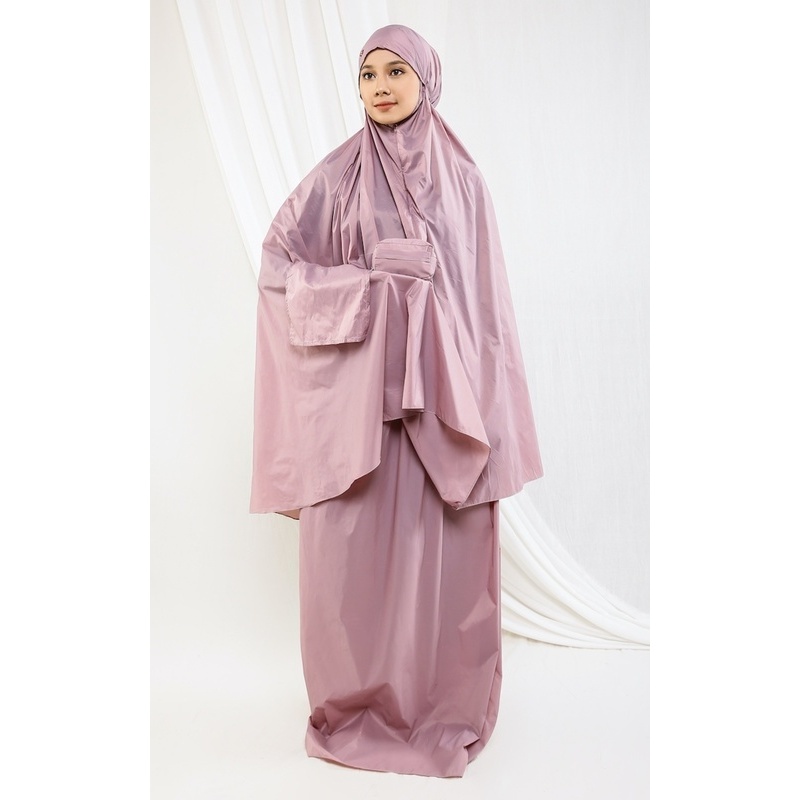 HIJUP ESSENTIALS - Elysia Mukena Travel Soft Violet / Mukena Travel